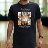In Loving Memory Photo Collage Funeral Memorial  T-shirt
