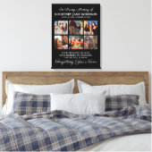 In Loving Memory Photo Memorial Canvas Afdruk (Insitu (Slaapkamer))