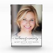 In Loving Memory Photo Memorial Fotoblokken (Voorkant)