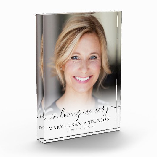 In Loving Memory Photo Memorial Fotoblokken (Links)