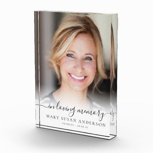 In Loving Memory Photo Memorial Fotoblokken (Rechts)