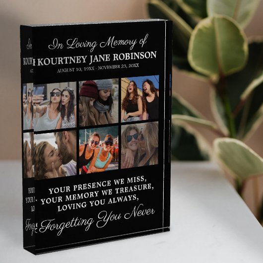 In Loving Memory Photo Memorial Fotoblokken