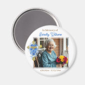 In Loving Memory | Photo Memorial Magneet (Voorkant / Achterkant)
