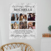 In Loving Memory Photo Memorial Poster