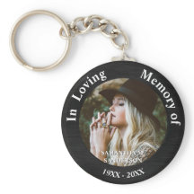 In Loving Memory Photo Remembrance Memorial Button