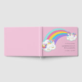 In Loving Memory Pink Children begrafenis Gastenboek (Volledig)