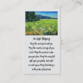 In Loving Memory Platteland Sympathie Card Visitekaartje (Voorkant)