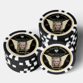 In Loving Memory Pocket Foto Herinnering Poker Chips (Opstapeling)