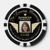 In Loving Memory Pocket Foto Herinnering Poker Chips (Voorkant)