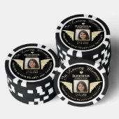 In Loving Memory Pocket Foto Herinnering Poker Chips (Opstapeling)
