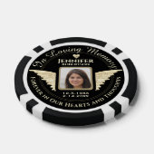 In Loving Memory Pocket Foto Herinnering Poker Chips (Enkel)