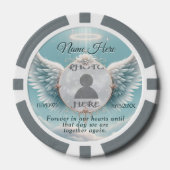 In Loving Memory Pocket Photo Remembrance Poker Chips (Voorkant)