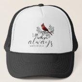 In Loving Memory: Red Cardinal Trucker Pet (Voorkant)