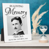 In Loving Memory Rememberance Plaque Keepsake Fotoplaat (Zijkant)