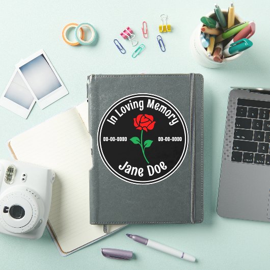 In Loving Memory Roos Dark Sticker (iPad Cover)