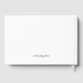 In Loving Memory Roos Gouden Lijst Begrafenis Gastenboek (Achterkant)