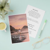 In Loving Memory Script programmabudget Flyer (Voorkant /achterkant)
