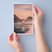 In Loving Memory Script programmabudget Flyer (Hand)