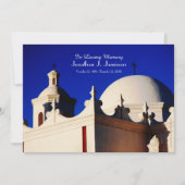 In Loving Memory Service Invitation Church Sunrise Kaart (Voorkant)