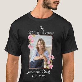In Loving Memory Shirten met fotosjabloon T-shirt