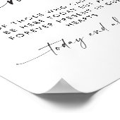 In Loving Memory Sign, ter nagedachtenis aan teken Poster (Hoek)