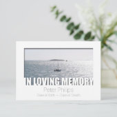 In Loving Memory Sjabloon 4 Celebration of Life Kaart (Staand voorkant)