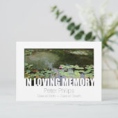 In Loving Memory Sjabloon 9 Celebration of Life Kaart (Staand voorkant)