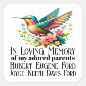 In Loving Memory Sticker (Voorkant)
