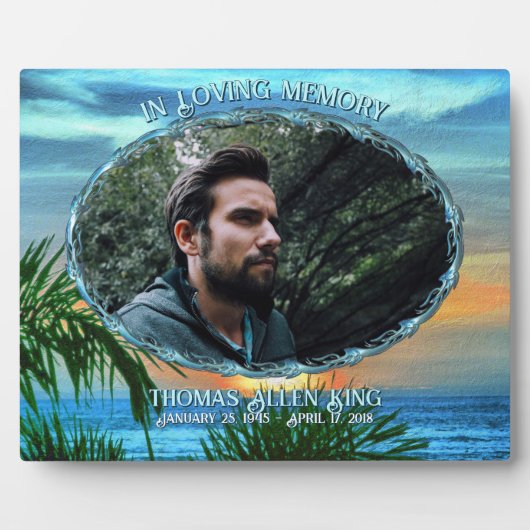 In Loving Memory Sunset 1557 Fotoplaat (Voorkant)