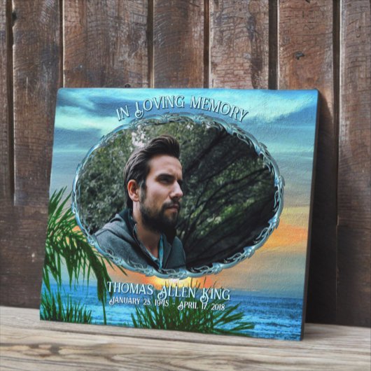 In Loving Memory Sunset 1557 Fotoplaat