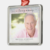 In Loving Memory Sunset Memorial Metalen Ornament (Links)