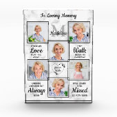 In Loving Memory Sympathie Keepsake Memorial Fotoblokken (Voorkant)