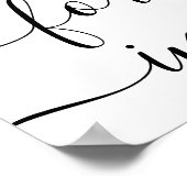 In Loving Memory Tekst 2 Foto Uitvaart Poster (Hoek)