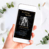 In Loving Memory Uitnodiging, Memorial Kaart