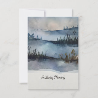 In Loving Memory Uitnodiging Uitnodiging Handgemaa