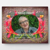 In Loving Memory Vallarta Flaming Beauty 1583 Fotoplaat (Voorkant)