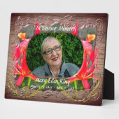 In Loving Memory Vallarta Flaming Beauty 1583 Fotoplaat (Zijkant)