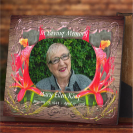 In Loving Memory Vallarta Flaming Beauty 1583 Fotoplaat