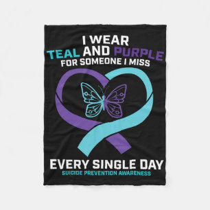 In Loving Memory Vlinder Papa Zelfmoord Preventie Fleece Deken