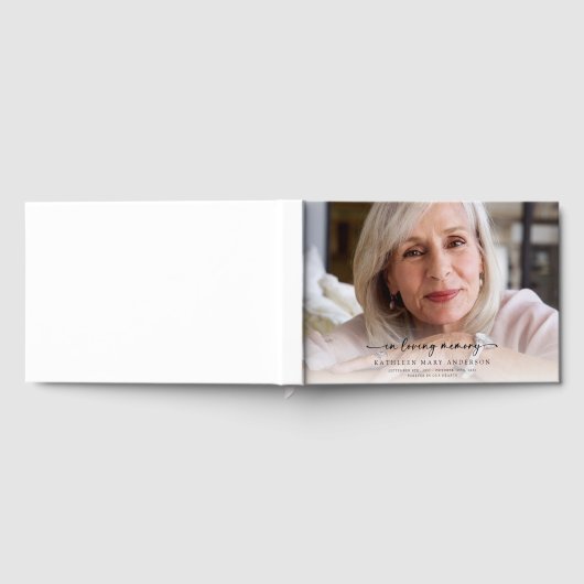In Loving Memory Volledige foto begrafenis Gastenboek (Volledig)