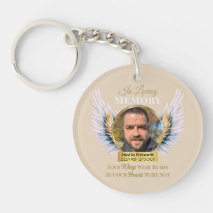 In Loving Memory waren je vleugels klaar Photo Ang Sleutelhanger