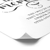 In Loving Memory Wedding Memorial Sign Poster (Hoek)