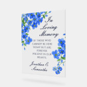 In Loving Memory Wedding Memorial Table Acryl Bord (Hoek)
