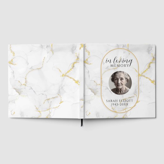 In Loving Memory  with Photo | marble  Gastenboek (Volledig)