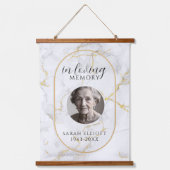 In Loving Memory  with Photo | marble  Hangend Wandkleed (Voorkant)