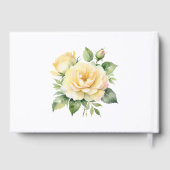 In Loving Memory Yellow Roses 1 foto Gastenboek (Achterkant)
