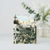 In Luna Park, Coney Island, New York Briefkaart (Staand voorkant)