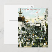 In Luna Park, Coney Island, New York Briefkaart (Voorkant / Achterkant)