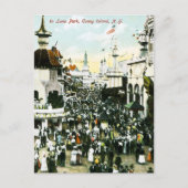In Luna Park, Coney Island, New York Briefkaart (Voorkant)