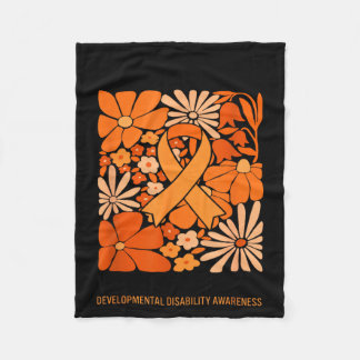 in maart draag oranje ontwikkelingsstoornis fleece deken